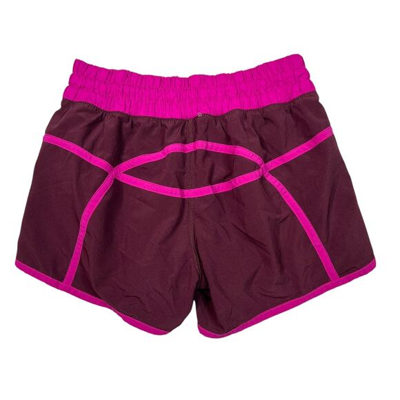 Lululemon Tracker Shorts III Running Built In Liner Bordeaux Drama Raspberry 4 - Picture 2 of 5